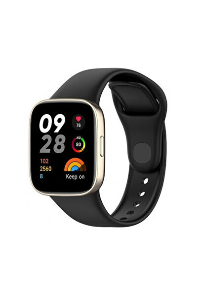 OEM Ανταλλακτικό Λουράκι Σιλικόνης Μαύρο (Redmi Watch 3 Active)