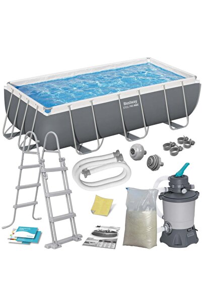 BESTWAY Piscină de grădină cu cadru 404 x 201 x 100 cm 11 în 1 56442