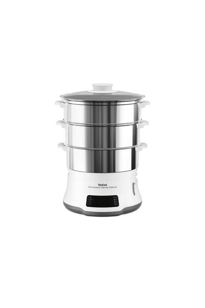 TEFAL Aparat de gătit cu aburi Convenent Serie Deluxe VC502D10, 9L, 3 tăvi, 8...