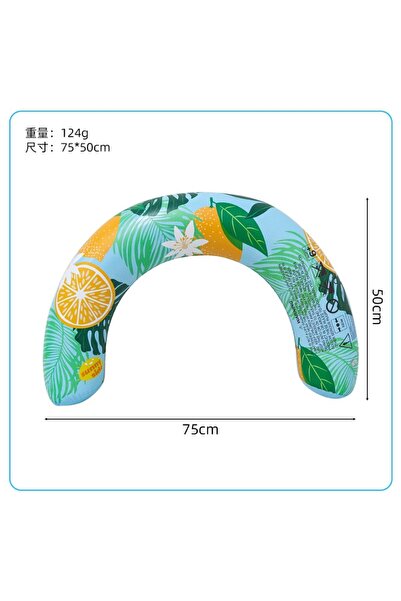Choice7 PURPLE Water Swimming Ring U-shaped Swimming Ring Printed Fruit Serie...