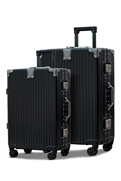 ZAAPPY Aluminum Frame Unbreakable Luggage 2Pcs Set (20/24 Inch) Polycarbonate...