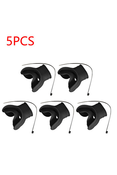 Choice3 Black Silicone Diving Mouthpieces Universal Interface Diving Snorkel ...