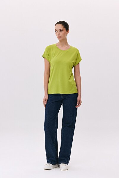 DAIDO Viskon O Yaka Basic T-Shirt
