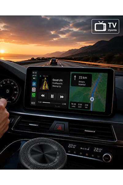 shopwave BRK Araç ve TV Uyumlu CarPlay Box 4GB RAM 64GB Hafıza HDMI Android S...