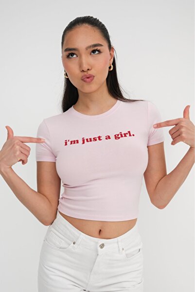 ZAVIXO Women's Basic Crop T-Shirt 100% Cotton Trendy Look