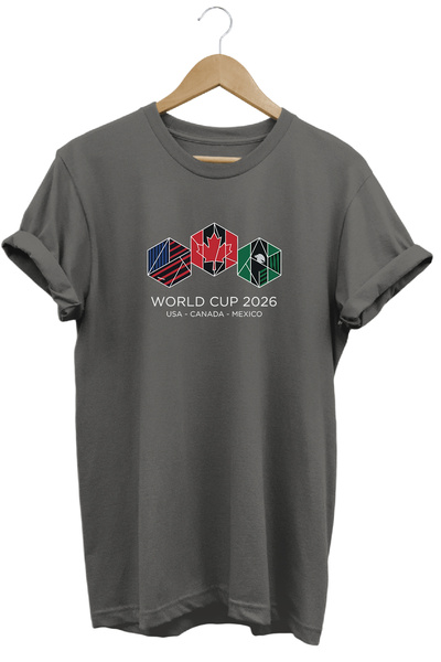 WİDİ Hexagon Printed World Cup T-Shirt Football Tournament Souvenir Printed T...