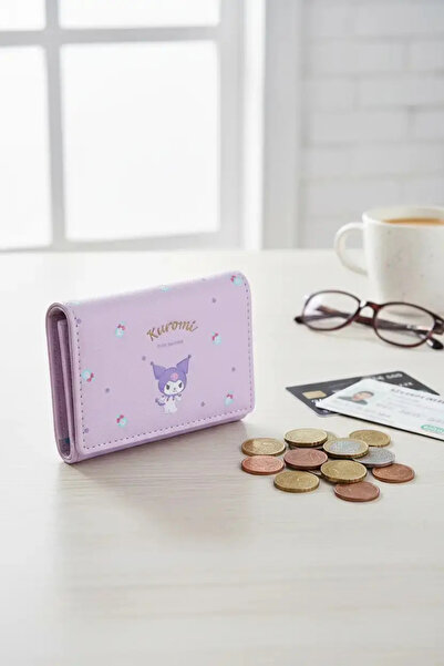 Miniso Sanrio Licensed Kuromi Cute Coin Purse with Cover 11 cm