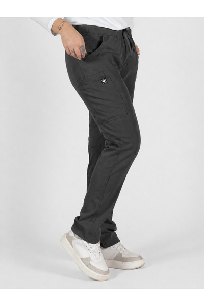 Prof . Pantaloni chirurgicali pentru femei Tea Rose – Material elastic, cu bu...