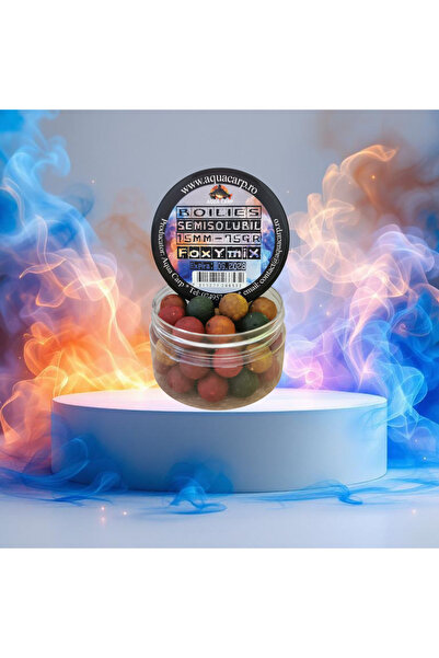 Aqua Boilies Carlig Semisolubil 15MM FoxYmiX 75GR
