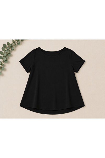 Ales Moda Women's Back Lace-Up T-Shirt