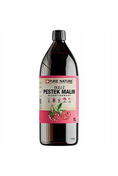 CHOSA Ulei din sâmburi de zmeură, Pure , 1l, Presat la Rece, Nerafinat, Hidra...