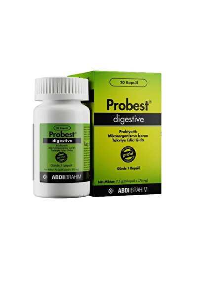 ABDİİBRAHİM Probest Digestive Probiotic 20 Capsules