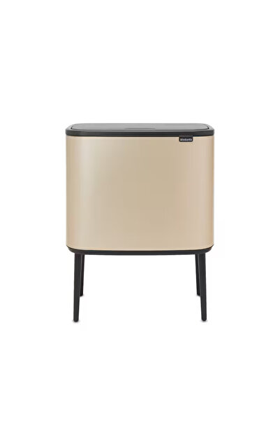 Brabantia Coș de gunoi cu picioare, Brabantia, Bo Touch Bin, 36 litri, auriu
