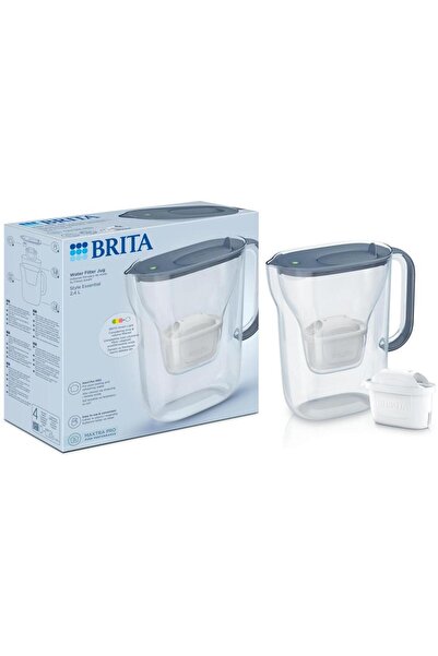 BRITA Style Essential BR1058042 Filter Jug, 2.4 L, Maxtra Pro Pure Filter, Grey