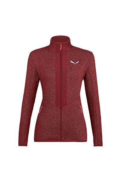 Salewa Γυναικείο φλις μπουφάν πεζοπορίας Rocca 2 Polarlite Grena-38/32
