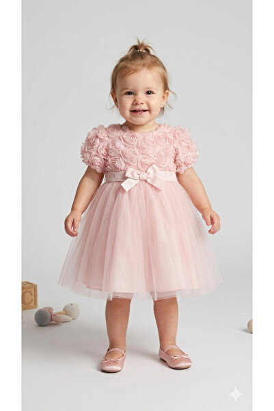 Baby Rose Baby Girl Floral Dress