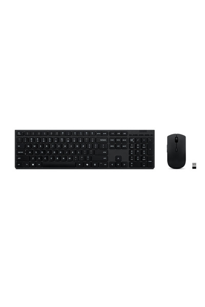 LENOVO Kit Combo AI Profesional, Tastatură + Mouse, Wireless 2.4GHz (Negru)