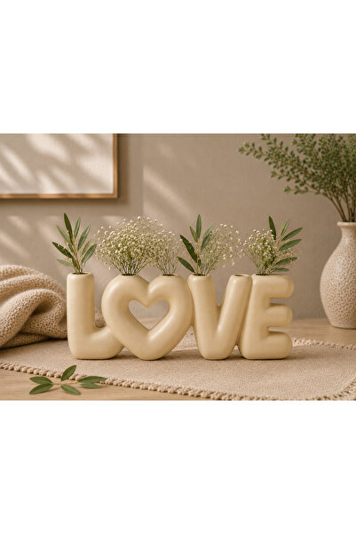 farist Decorative Love Design Vase – 3D Printing Production – 20X8X3 cm