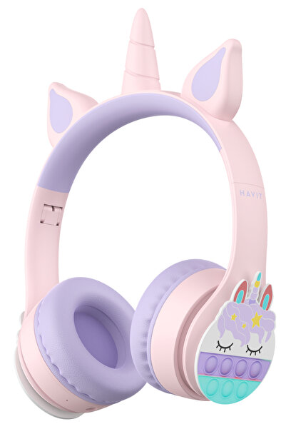 Havit H626BT PRO Bluetooth Çocuk Kulaklığı - 85dB, Bluetooth 5.4, Unicorn Ve ...