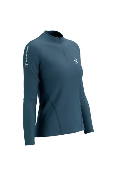 Compressport Top de alergare pentru femei Trail HZ FW 2025 - Albastru închis - M