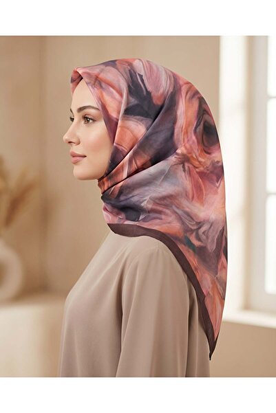 Sultan Eşarp Sultan Fresh Cotton Scarf - Rose Pattern - Sfe027-06
