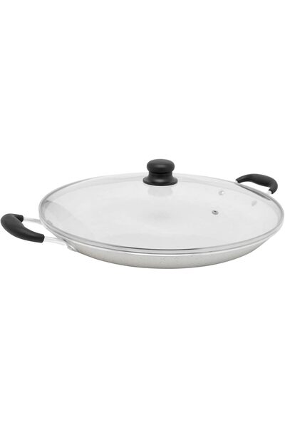 Trust Pro Non-Stick Seafood Pot with Lid, Two-Layer Aluminum, 40 cm, White
