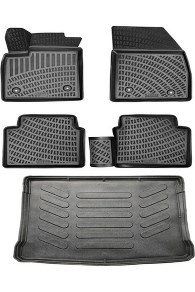 Rizline Ford Fiesta 2002/2008 5 KAPI 3D Paspas ve Bagaj Havuzu