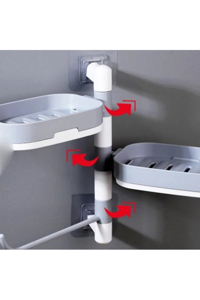 OEM Suport Rotativ Multifuncțional pentru Baie Plastic Rezistent Montare Ușoa...