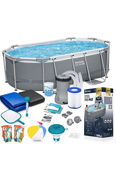 BESTWAY Piscină de grădină cu cadru 305 x 200 x 84 cm 17-în-1 5614A