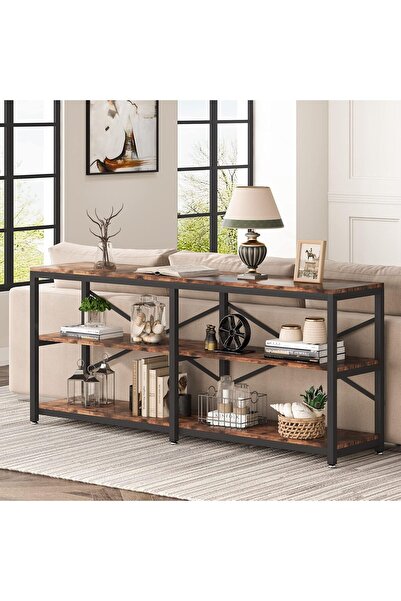 HoMeY furniture Tribesigns Extra Long 180cm Console Table, Modern Sofa Table ...