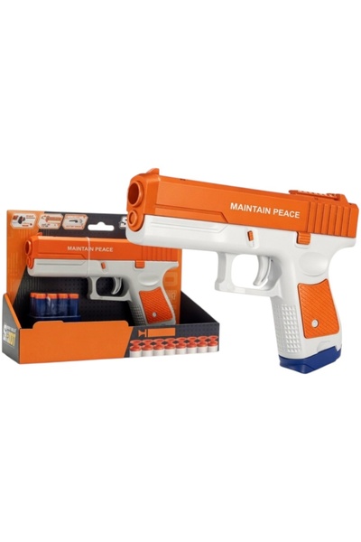 Avaleea Toy Gun with 4 Soft Sponge Bullets for Kids, Soft Bullet Blaster with...