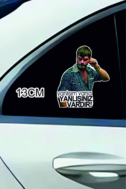 ESLEM Aslan Soykan if I'M Wrong Sticker 2 Pieces Humorous Written Car Window ...