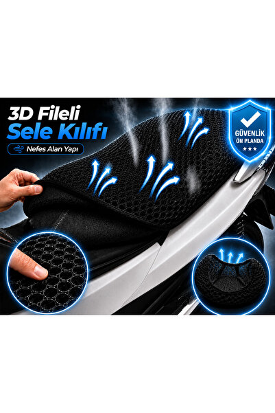 Vi Caro Husa scaun motocicletei Arora Verano 50 Husa scaun din plasa 3D Prote...