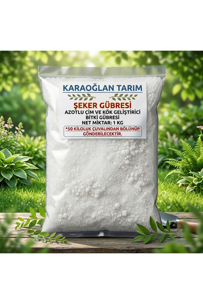 karaoğlan tarım Şeker Gübresi Çim Ve Kök Geliştirici Bitki Besini 1 kg