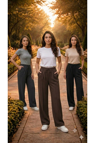 LY LEYO TEKSTİL SET DE PANTALONI 3 PIESE 3 BUCĂȚI