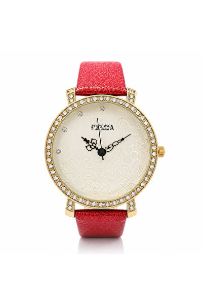 Watch Ceas dama, Casual, Francesca di Geneva, Rosu, FF264