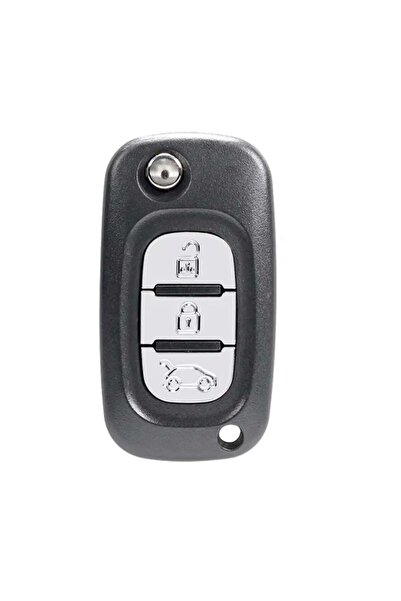 Beseder Cheie completa Renault Clio3 Kangoo Master Modus Twingo, 3 butoane, 4...