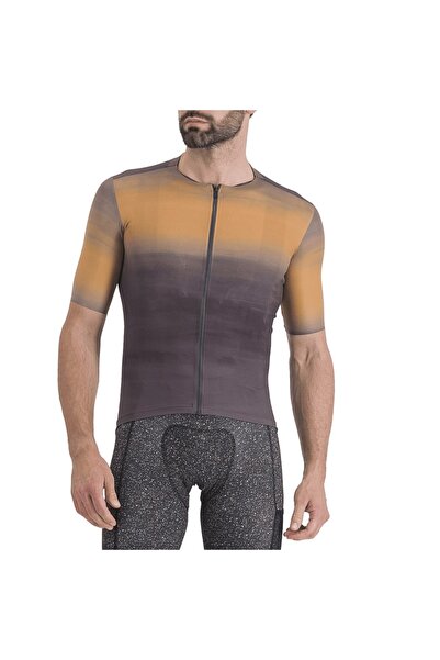 Sportful Tricou de ciclism bărbați Sky Rider Supergiara - Maro/Violet - M