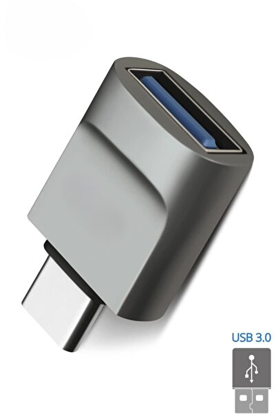 DARKOM Type-C To USB 3.0 Çevirici OTG Mini Adaptör Metal Gövde