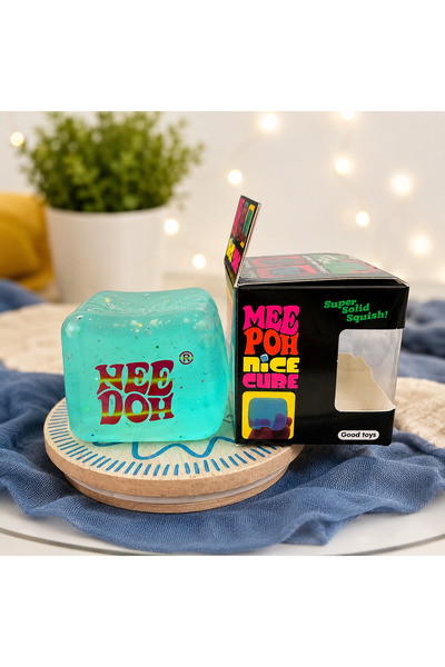 Needoh Nice Cube Antistres cu Gel și Sclipici – GIA’SWORLD®