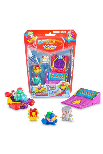 SuperThings Set 4 figurine si accesorii, Superthings, Kazoom Kids