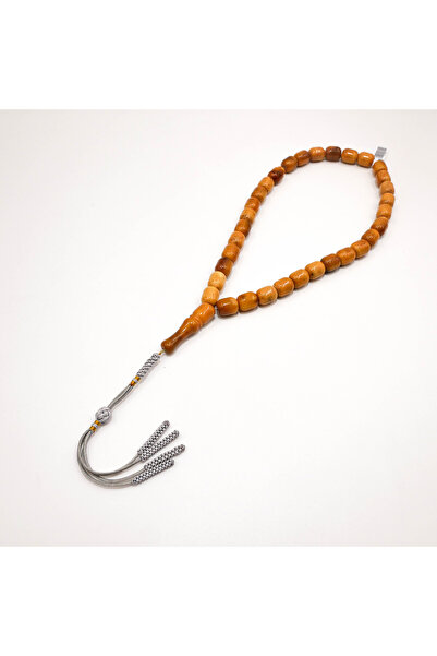 genernic Baltic Amber Rosary 33 Beads 12mm Pressed & Spotted Prayer Beads 54g...