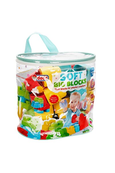 DEDE Set de constructie, Dede, Soft Maxi Blocks, 24 piese