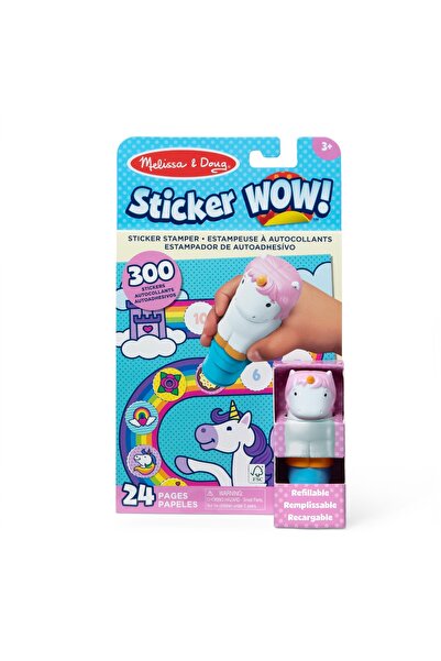 Melissa & Doug Set activitatati cu autocolante si stampila, Melissa & Doug, S...
