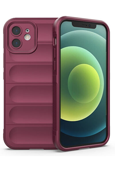 Hurtel Μαγική Ασπίδα Πίσω Θήκη Σιλικόνης Μπορντό (iPhone 13 Pro)