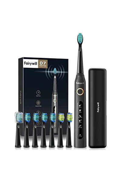 Fairywill Periuță de Dinți Sonică FW-507 Plus, 40.000 Vibrații/Minut, 5 Modur...