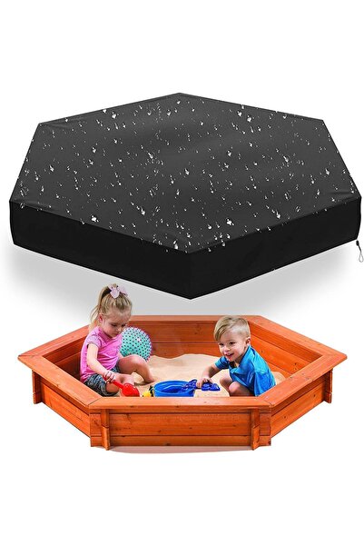OEM Husă pentru nisipieră Prelată impermeabilă 230x200 cm Oxford 420D Neagră