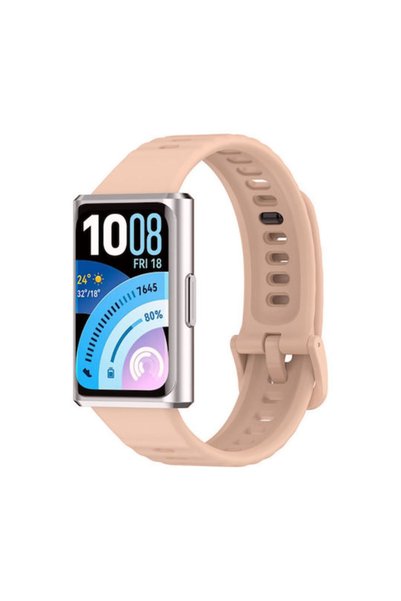Techsuit Λουράκι σιλικόνης μπεζ Huawei Band 11