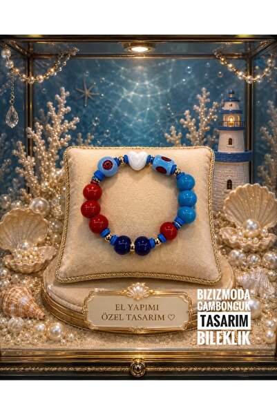 bizizmoda Camboncuk Marina Nazar Eye Bracelet