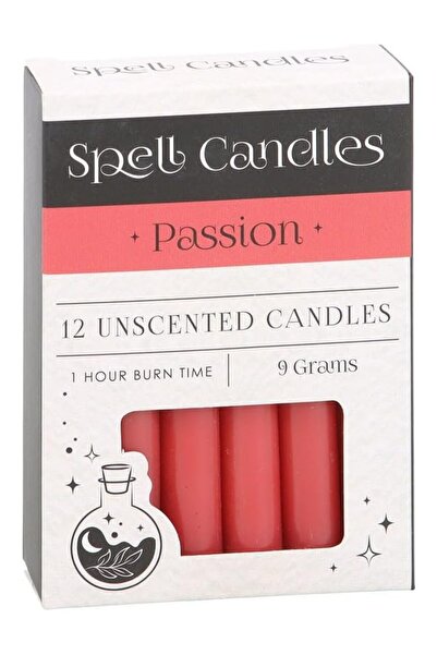 The Bros Spell Candles Passion Collection, 12 Unscented Candles, 9 Grams Each...